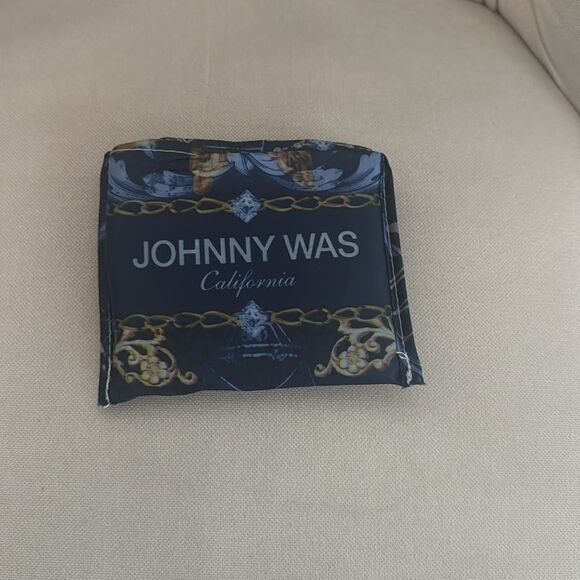 Johnny Was Blue Celestial Print Tote Bag - Picture 7 of 8